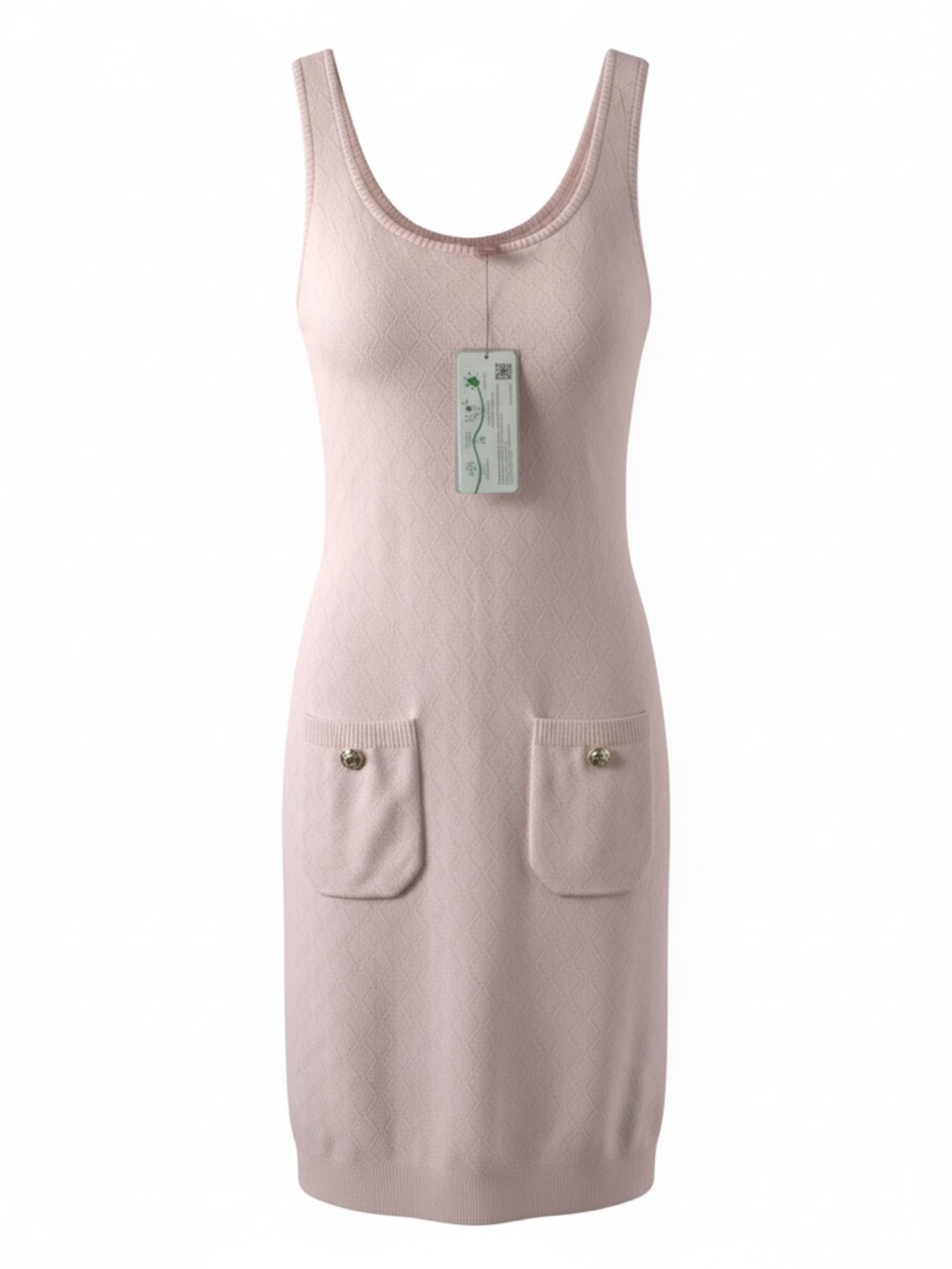 GUESS Green Eco Branded Tag with Price Sticker
